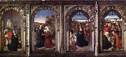Dieric Bouts Triptych of the Virgin Spain oil painting artist